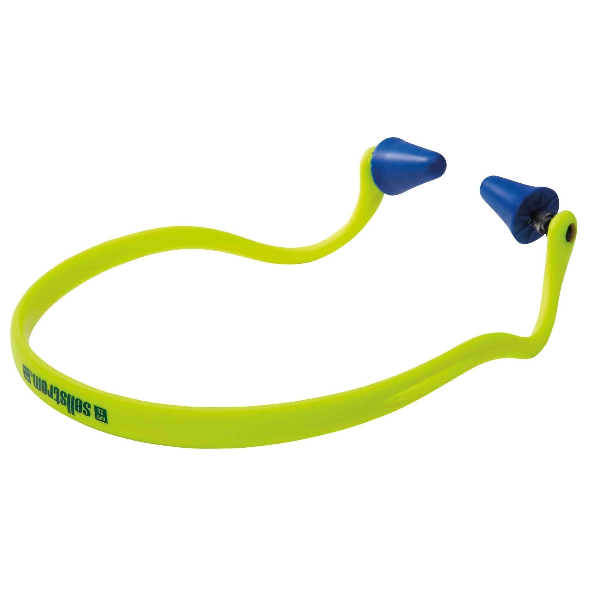 Sellstrom® - Earplugs - Banded - Tapered - NRR 27 - Hi-Viz Green - 1/bag - Model # S23430